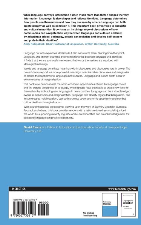 Produktbild: Language and Identity