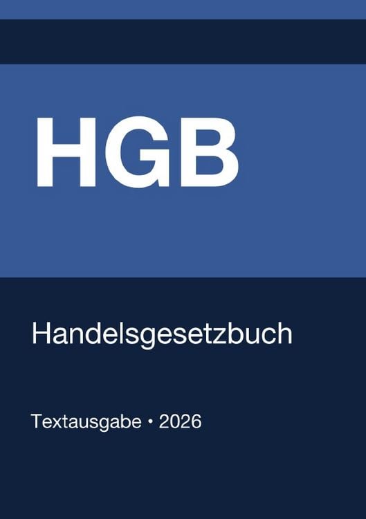 Produktbild: HGB - Handelsgesetzbuch (Deutschland) 2026