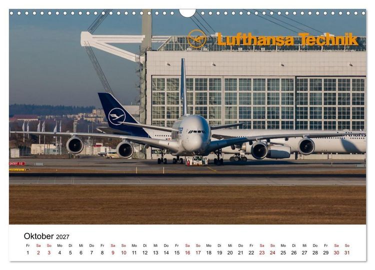 Produktbild: Airbus A380 - K&ouml;nig der L&uuml;fte (Wandkalender 2027 DIN A3 quer), CALVENDO Monatskalender