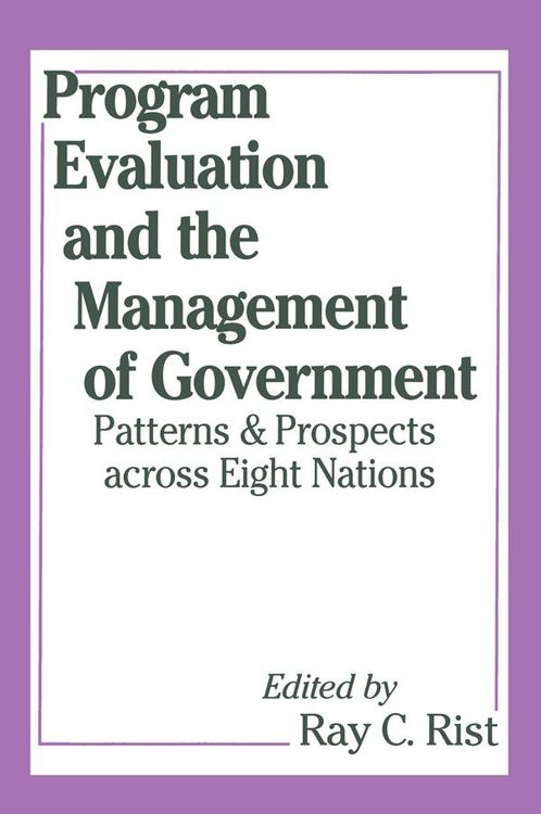 Produktbild: Program Evaluation and the Management of Government