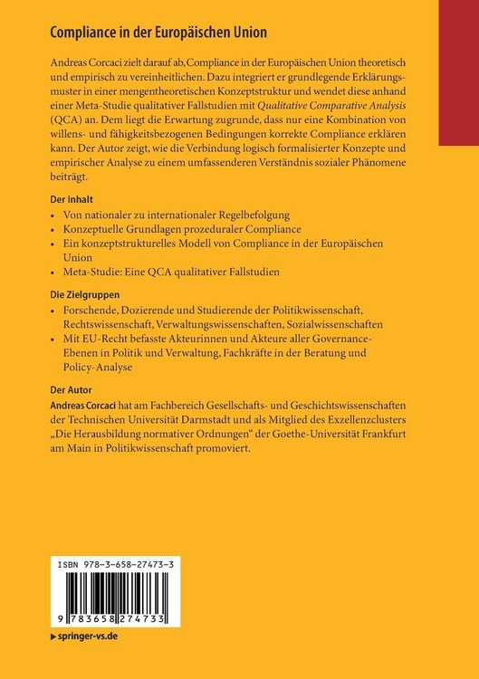 Produktbild: Compliance in der Europ&auml;ischen Union