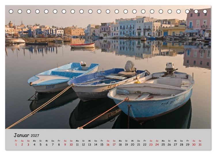 Produktbild: Tunesien Vielfalt am Mittelmeer (Tischkalender 2027 DIN A5 quer), CALVENDO Monatskalender