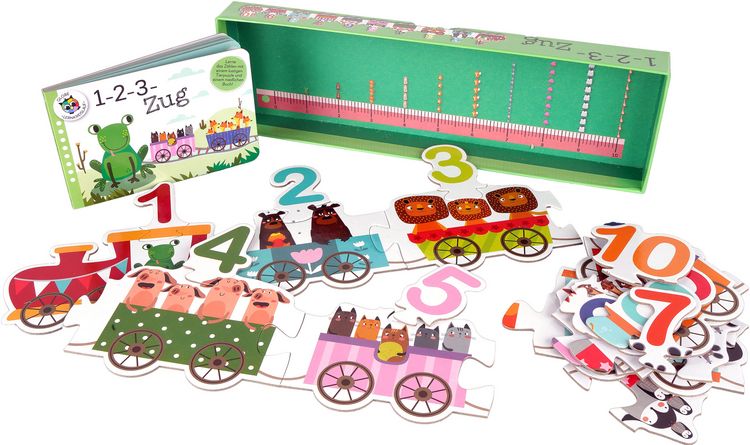 Produktbild: 1-2-3 Zug mit Buch