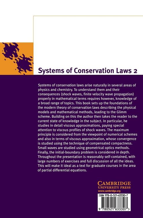 Produktbild: Systems of Conservation Laws 2