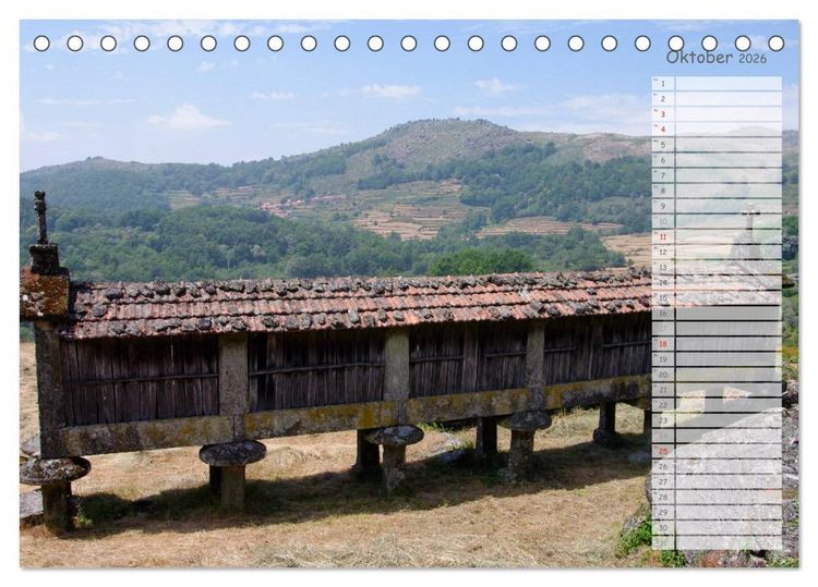 Produktbild: Portugal - der Norden (Tischkalender 2026 DIN A5 quer), CALVENDO Monatskalender