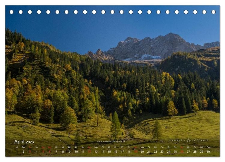Produktbild: Gro&szlig;er Ahornboden - Europas gro&szlig;er Ahornwald (Tischkalender 2026 DIN A5 quer), CALVENDO Monatskalender