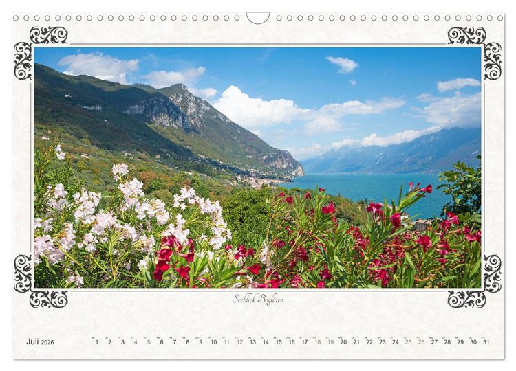 Produktbild: Gardasee - Idylle am Lago 2026 (Wandkalender 2026 DIN A3 quer), CALVENDO Monatskalender