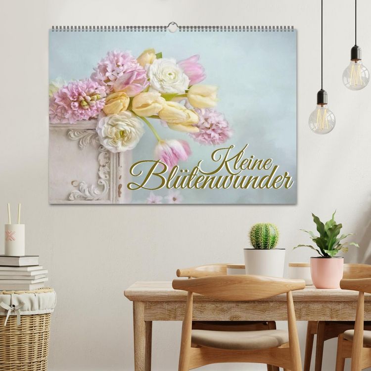 Produktbild: Kleine Bl&uuml;tenwunder (Wandkalender 2026 DIN A2 quer), CALVENDO Monatskalender