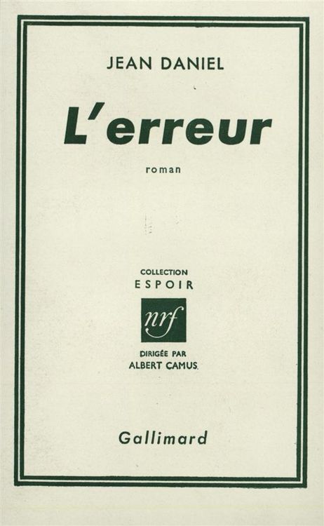 Produktbild: L'erreur