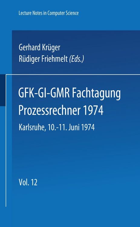 Produktbild: Fachtagung Prozessrechner 1974