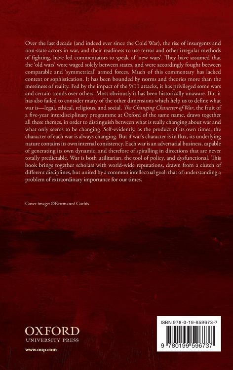 Produktbild: The Changing Character of War
