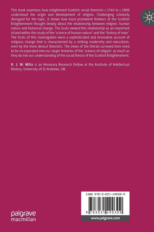 Produktbild: Religion and the Science of Human Nature in the Scottish Enlightenment