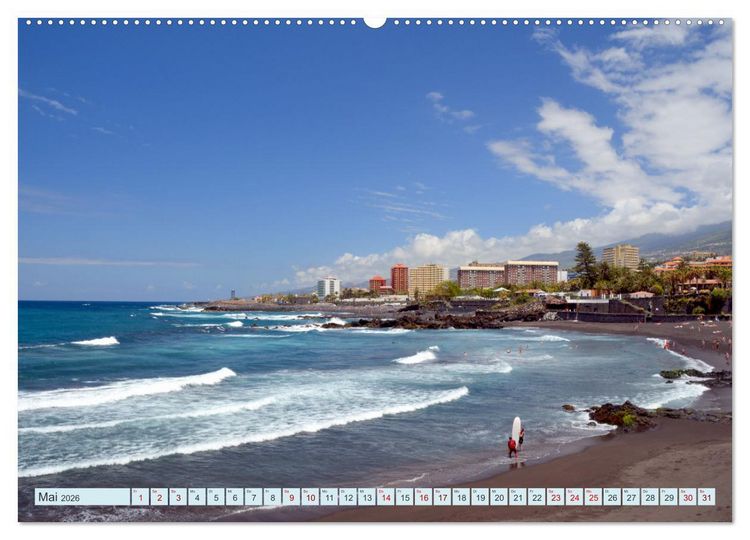 Produktbild: Teneriffa - Insel der Gl&uuml;ckseligen (hochwertiger Premium Wandkalender 2026 DIN A2 quer), Kunstdruck in Hochglanz