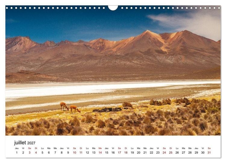 Produktbild: P&eacute;rou Les couleurs de la nature (Calendrier mural 2027 DIN A3 vertical), CALVENDO calendrier mensuel