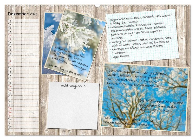 Produktbild: Was ist noch im Garten zu tun? (Wandkalender 2026 DIN A2 quer), CALVENDO Monatskalender