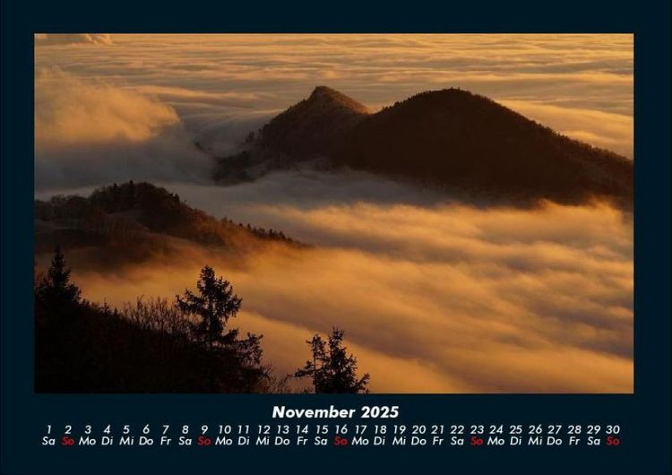 Produktbild: Bergige Welten 2025 Fotokalender DIN A4