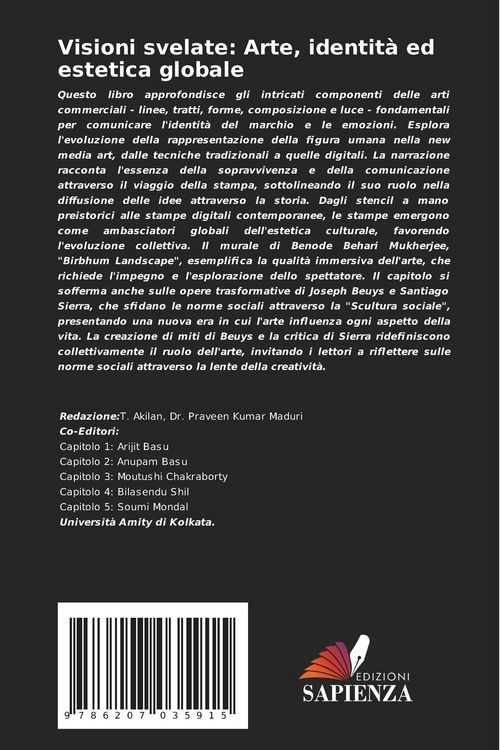 Produktbild: Visioni svelate: Arte, identit&agrave; ed estetica globale