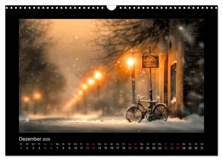 Produktbild: Die Seele der Stadt: stille Gassen, fl&uuml;sternde W&auml;nde (Wandkalender 2026 DIN A3 quer), CALVENDO Monatskalender