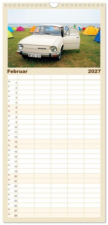 Produktbild: Familienplaner 2027 - Der Stolz vergangener Zeiten mit 5 Spalten (Wandkalender, 21 x 45 cm) CALVENDO