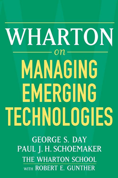 Produktbild: Wharton on Managing Emerging Technologies