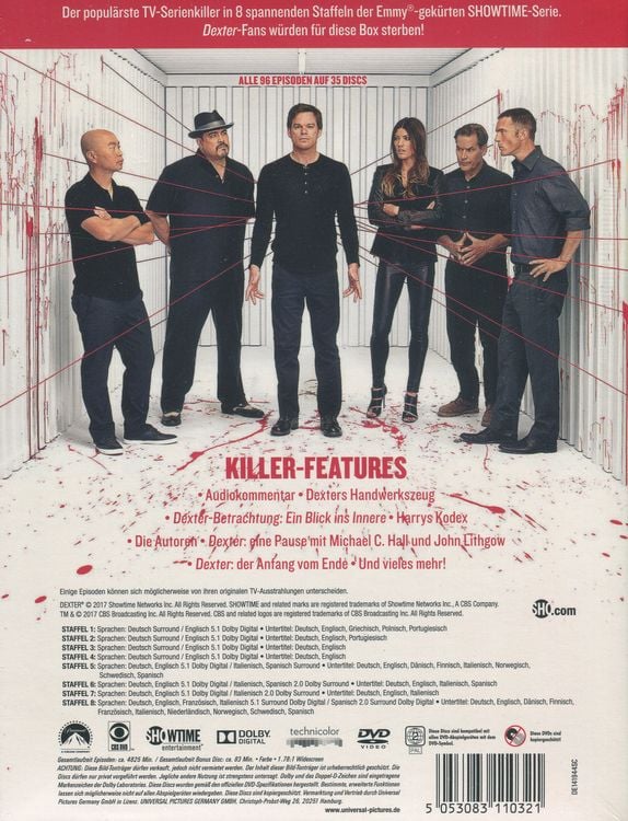 Dexter - Die komplette Serie [35 DVDs]