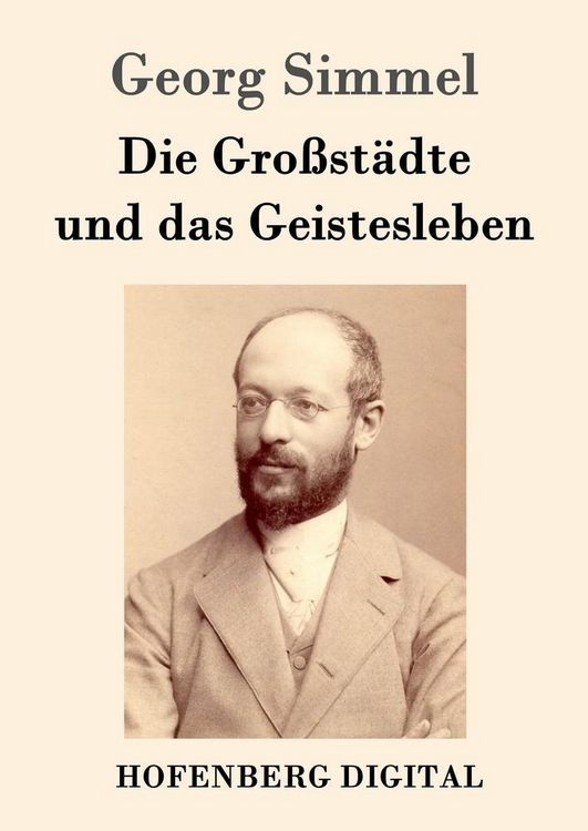 Produktbild: Die Gro&szlig;st&auml;dte und das Geistesleben
