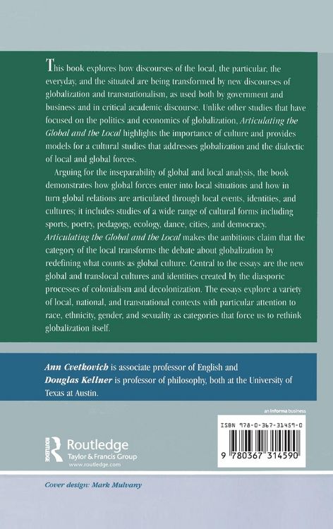 Produktbild: Articulating The Global And The Local