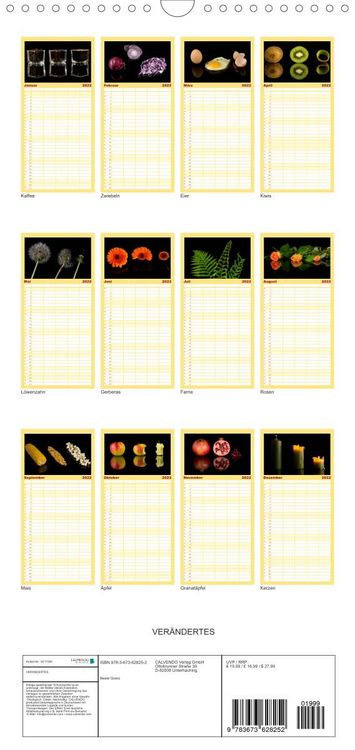 Produktbild: Familienplaner Ver&auml;ndertes (Wandkalender 2022 , 21 cm x 45 cm, hoch)