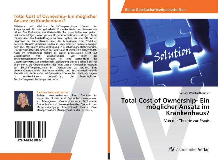 Produktbild: Total Cost of Ownership- Ein m&ouml;glicher Ansatz im Krankenhaus?
