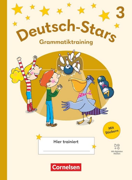 Bild vom Artikel Deutsch-Stars 3. Schuljahr- Grammatiktraining - Ausgabe 2025 - Übungsheft mit Lösungen und digitalen Medien vom Autor 