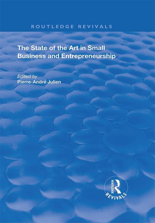 Produktbild: The State of the Art in Small Business and Entrepreneurship