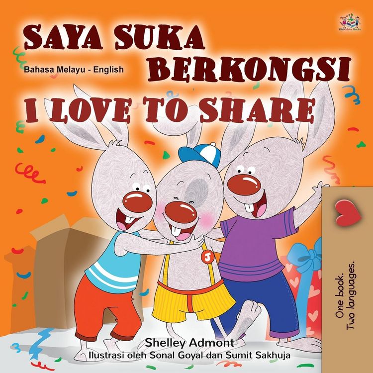 Produktbild: I Love to Share (Malay English Bilingual Children's Book)
