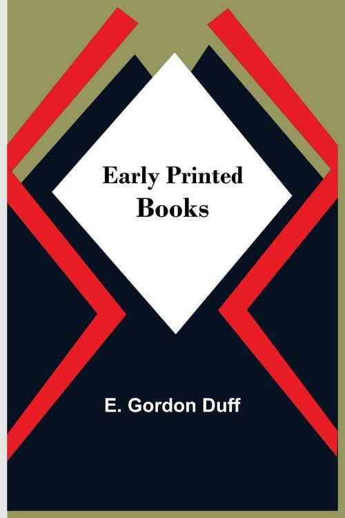 Produktbild: Early Printed Books