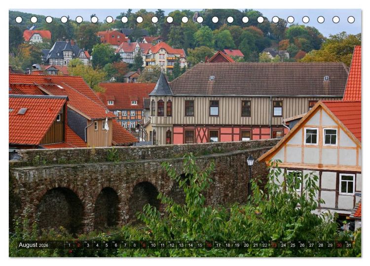 Produktbild: Wernigerode (Tischkalender 2026 DIN A5 quer), CALVENDO Monatskalender