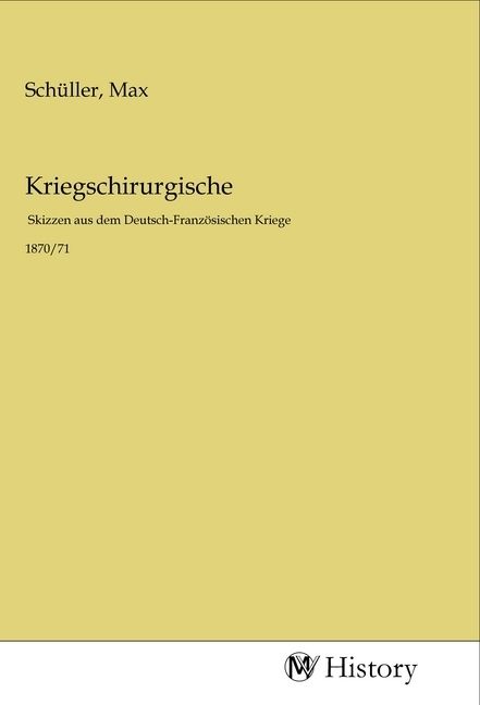 Produktbild: Kriegschirurgische