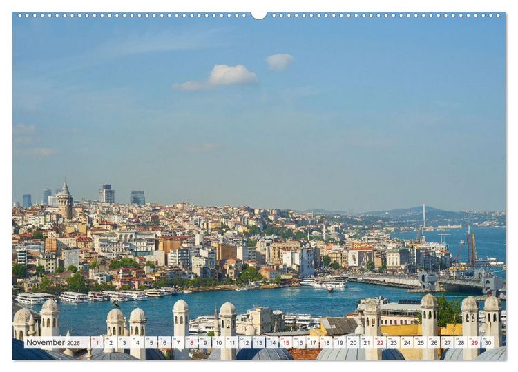 Produktbild: Istanbul - die quirlige Stadt auf zwei Kontinenten (Wandkalender 2026 DIN A2 quer), CALVENDO Monatskalender