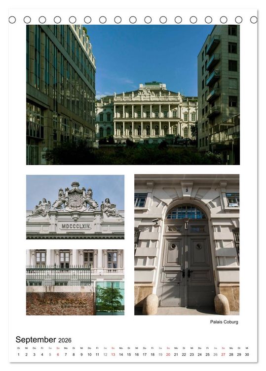 Produktbild: Verborgen in Wien (Tischkalender 2026 DIN A5 hoch), CALVENDO Monatskalender