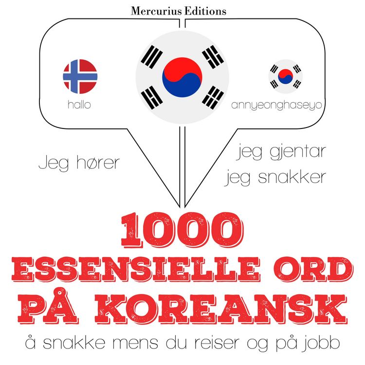 Produktbild: 1000 essensielle ord p&aring; koreansk
