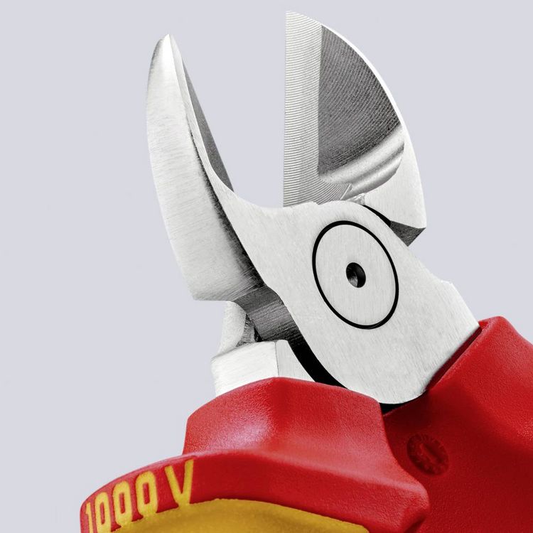 Produktbild: Knipex 70 06 160 VDE Seitenschneider mit Facette 160mm