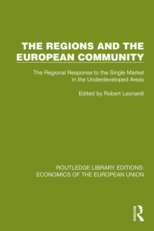 Produktbild: The Regions and the European Community