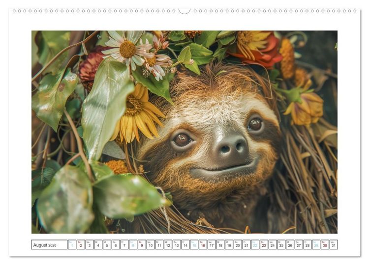 Produktbild: Snoozers Tr&auml;umende Abenteuer (hochwertiger Premium Wandkalender 2026 DIN A2 quer), Kunstdruck in Hochglanz