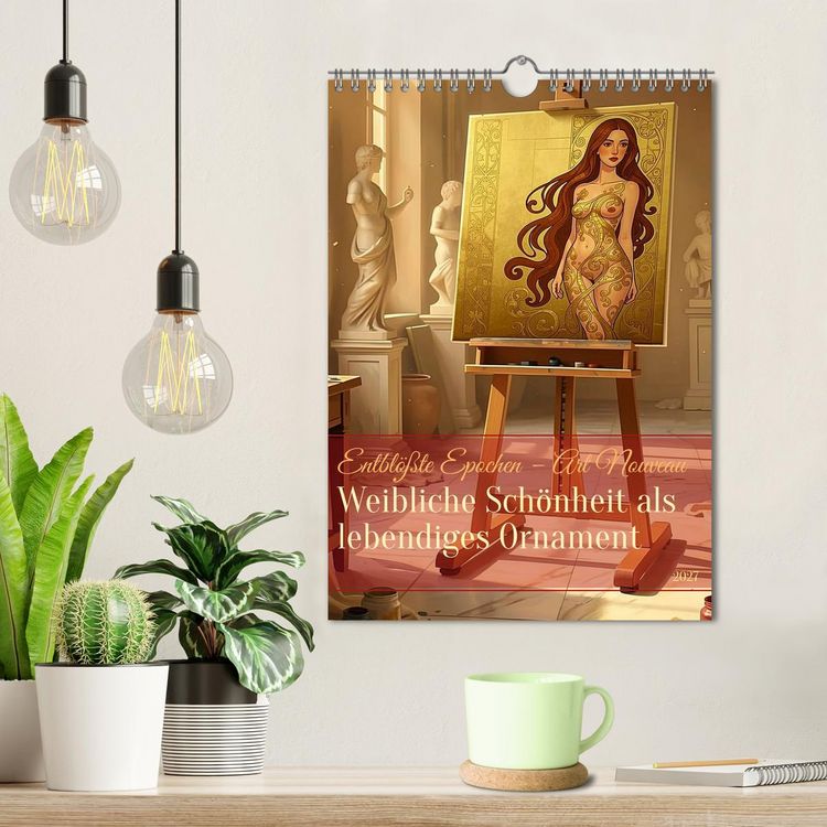Produktbild: Entbl&ouml;&szlig;te Epochen &ndash; Art Nouveau (Wandkalender 2027 DIN A4 hoch), CALVENDO Monatskalender