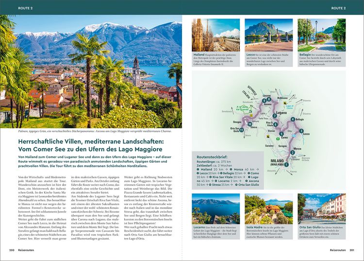 Produktbild: KUNTH Unterwegs an den Oberitalienischen Seen
