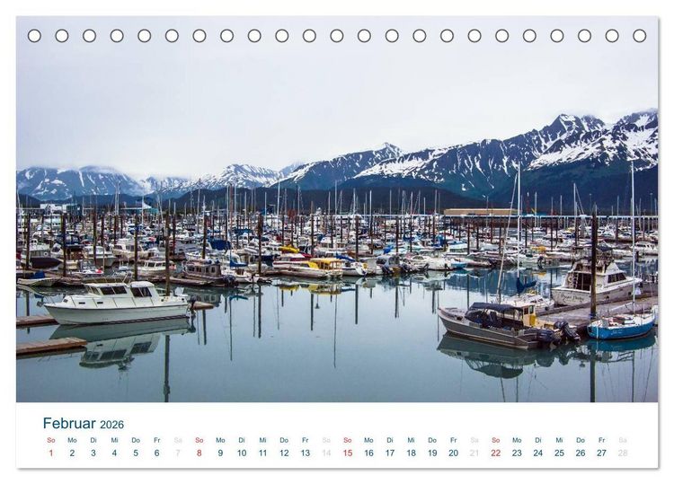 Produktbild: Der Alaska Kalender (Tischkalender 2026 DIN A5 quer), CALVENDO Monatskalender