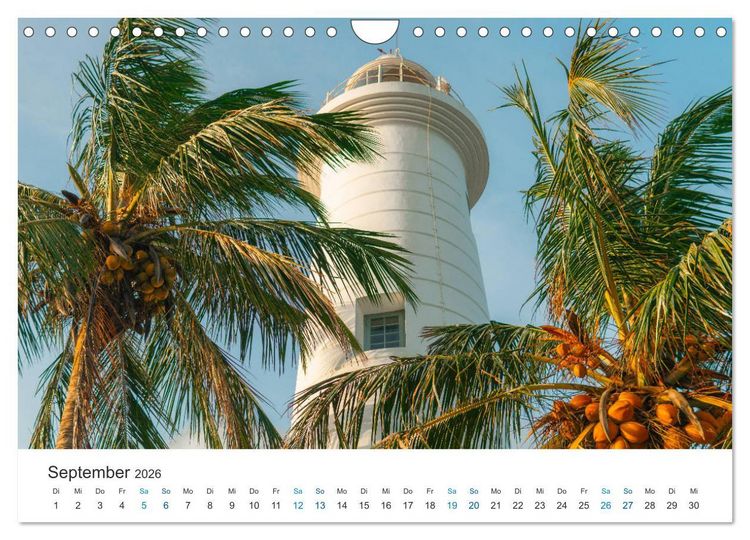 Produktbild: Traumziel Sri Lanka (Wandkalender 2026 DIN A4 quer), CALVENDO Monatskalender