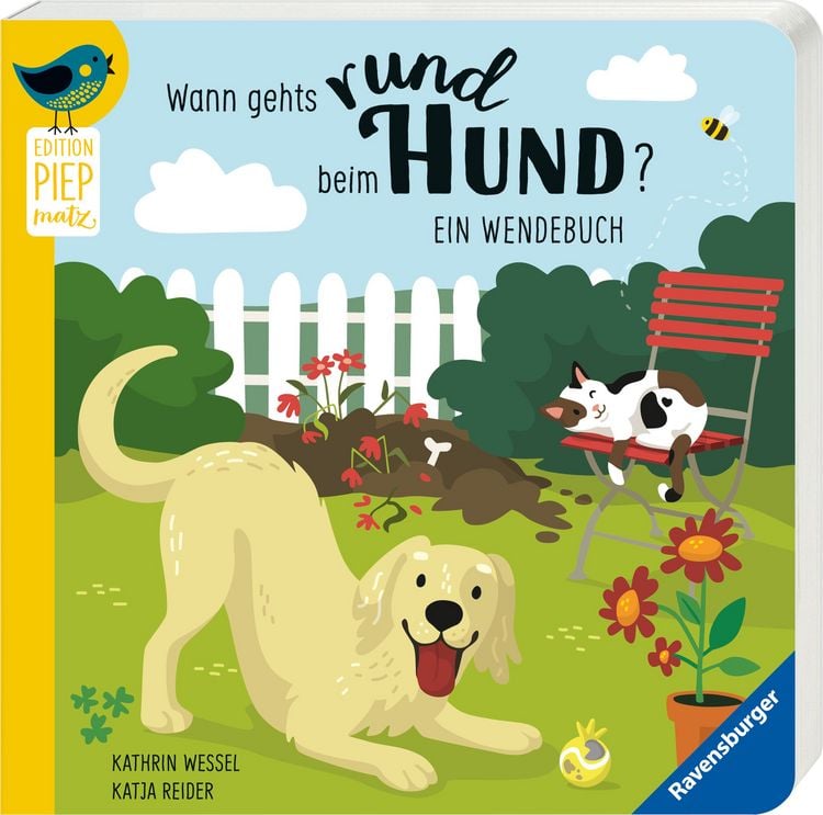 Produktbild: Wann gehts rund beim Hund?/ Wann macht die Katz Rabatz?: Ein Wendebuch