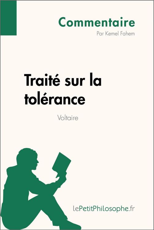 Produktbild: Trait&eacute; sur la tol&eacute;rance de Voltaire (Commentaire)