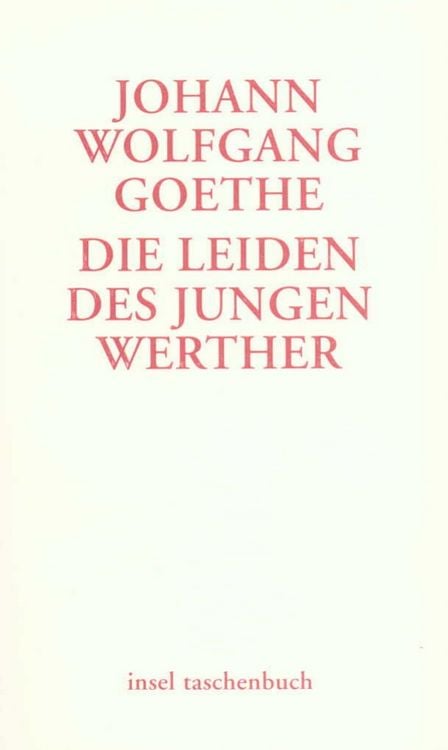 Produktbild: Die Leiden des jungen Werther