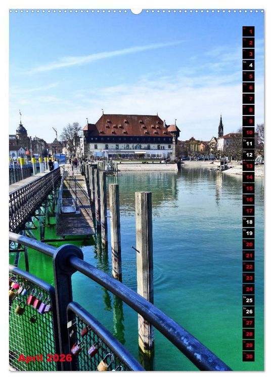 Produktbild: Unterwegs in Konstanz (Wandkalender 2026 DIN A2 hoch), CALVENDO Monatskalender