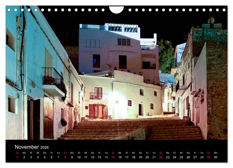 Produktbild: Ibiza by night (Wandkalender 2026 DIN A4 quer), CALVENDO Monatskalender